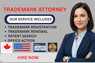 be USA trademark registration attorney on uspto, office action