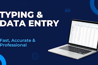 do fast typing data entry and PDF to word conversion