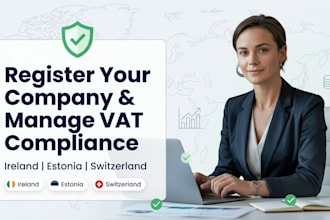 register vat compliance ireland, estonia, switzerland