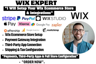 create your wix online store with payment, shipping and tax setup