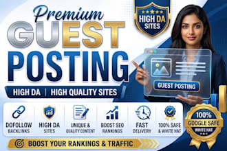 provide guestpost services with dofollow backlink on high da niche relevant site