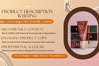 write high converting product descriptions that boost sales