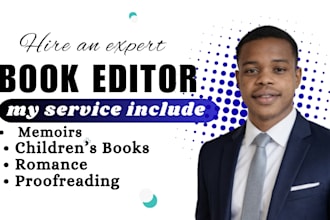 book edit proofreading non fiction memoir romance young adult children book