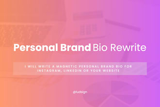 write a magnetic personal brand bio for instagram, threads or linkedin