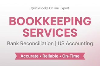 do quickbooks online bookkeeping and bank reconciliation
