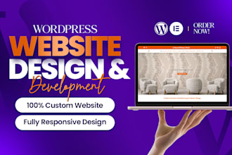 be your wordpress developer for custom website design and development