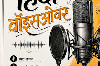 do professional hindi voice over