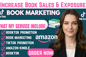 do booktok promotion tiktok book marketing and kindle book promotion