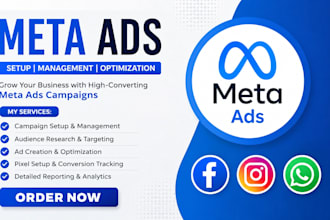 fix meta ads issues to boost traffic manage meta ads account marketing campaign