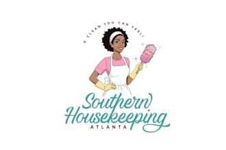 make fresh simple logo for my residential cleaning company