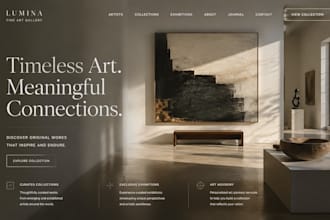 build squarespace fine art website art gallery website art collection website