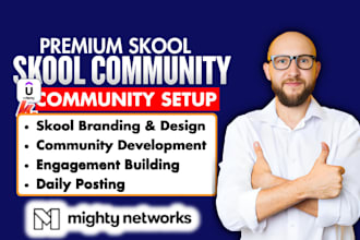 setup skool community, create online course content and automate monetization