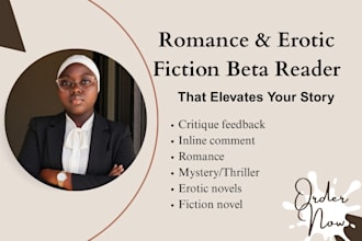 be a romance beta reader, dark romance beta reader, horror novel beta reader