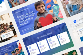 design a professional investor presentation and fundraising pitch deck