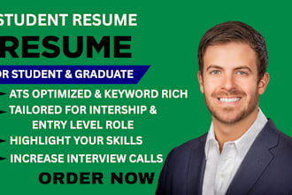 write ats student resume for internships and entry level jobs