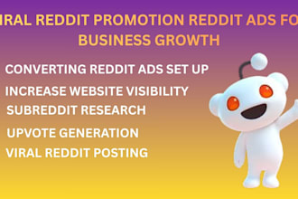 viral reddit ads reddit marketing reddit promotion for business growth