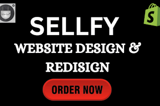 create a professional sellfy store for digital products