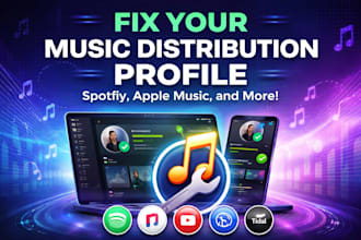 music distribution fix music distribution  profile issues