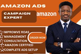 setup and optimize your amazon  ads and manage  amazon ppc campaigns ads