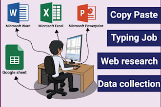 do data entry and typing