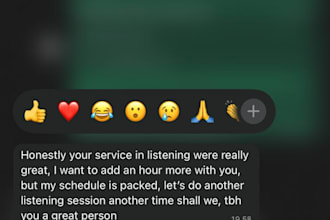 listen to your story your anger your rant on whatsapp