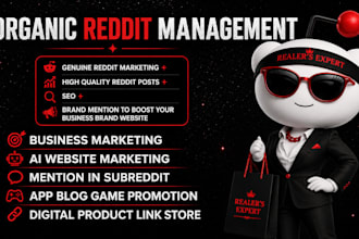 promote reddit SEO post for ai agent brand saas website app product item