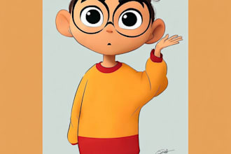 create cartoon mascot design for brand identity