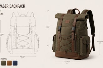 design bag tech pack, backpack, tote bag, purse handbag and duffle bag designs