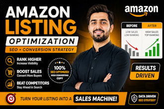 optimize amazon listing SEO and write high converting product copy