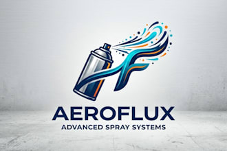 design a bold and modern spray can logo for your brand