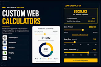 create custom web calculator wordpress calculator online web calculator website