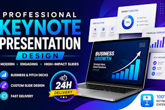 do stunning professional keynote slide powerpoint presentation for your business