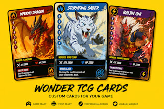 design custom pokemon cards, card layouts, card illustrations and tabletop games