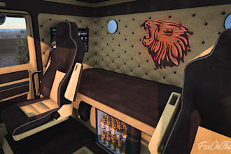 create custom interiors for ets2 trucks and trailers,maps and skins