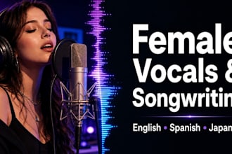 be your female pro latin spanish singer, songwriter, vocalist, music producer