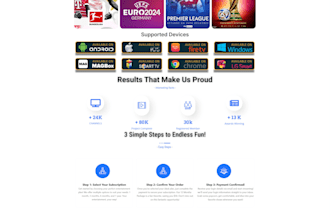 create an iptv website store