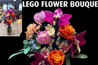 do 3d lego model lego flower bouquet lego botanical set 3d bonsai tree lego tree