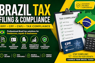 handle brazil tax filing irpf cpf cnpj tax compliance freelancers and business
