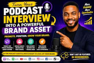 promote your podcast interview to grow your personal brand and authority