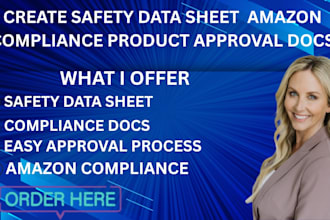 create safety data sheet amazon fba compliance, product approval docs