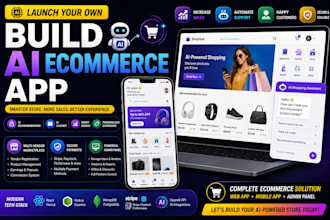 develop b2b marketplace app, e commerce markerplace app, c2c marketplace app