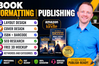 do kindle ebook formatting, KDP layout design and publishing, format paperback