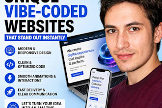 craft unique vibe coded websites that stand out instantly
