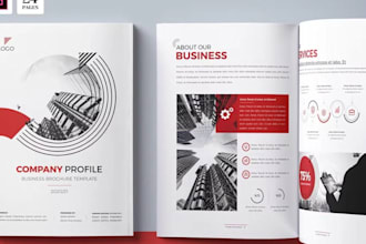 optimize linkedin profile catalog design company profile trifold brochure flyer