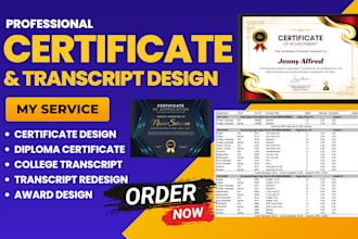 design high school certificate ged award certificate university transcript