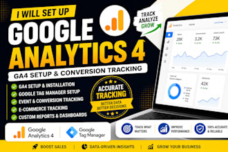 set up google analytics 4 ga4 with conversion tracking