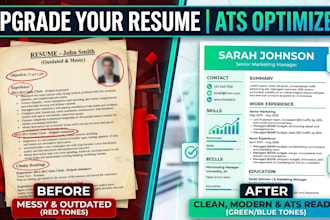 write professional ats resume, CV, lebenslauf and cover letter