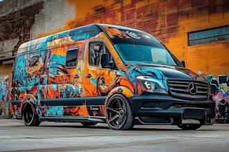 van wrap design and car wrap