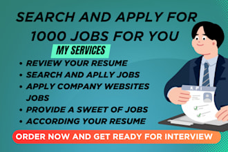 search and apply to targeted jobs for you, remote or onsite