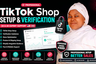 setup and verify tiktok shop for US and UK business owners without rejection